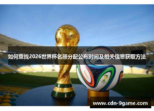如何查找2026世界杯名额分配公布时间及相关信息获取方法